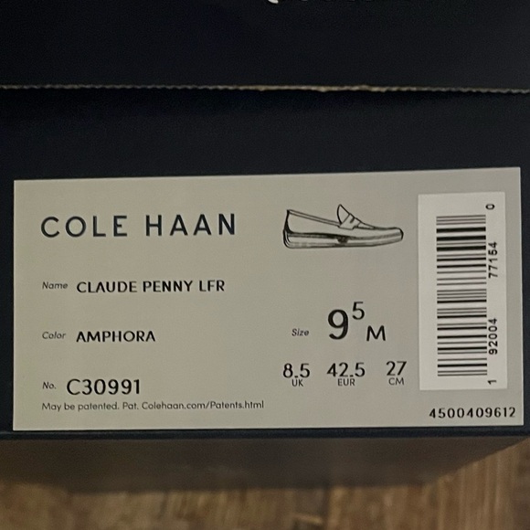 EUC! Cole Haan Claude Penny Loafer Amphora with box like new Size 9.5 - Picture 8 of 8